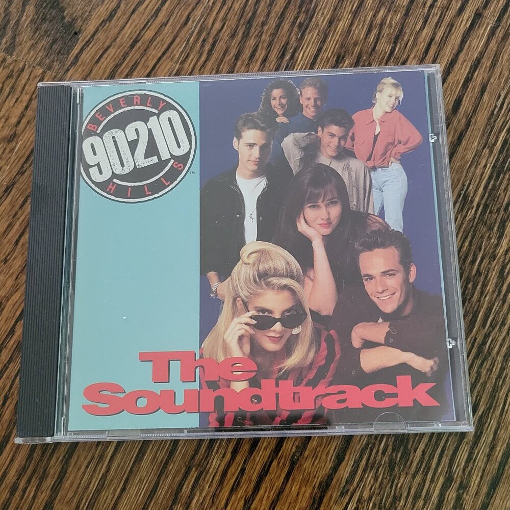 90210 The Soundtrack CD Beverly Hills 90210 Vintage 90s Poster